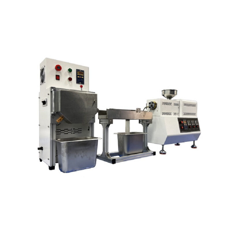 HT-SE-01 Laboratory Single Screw Extruder, High Precision Plastic Melt Extrusion Equipment with Cooling & Pelletizing Unit